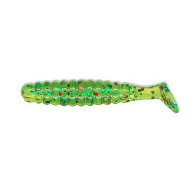1.5" Pearl Twister Tail Grubs Crappie Bluegill Panfish Trout Bream Fishing Lures