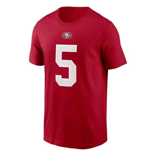 Nike San Francisco 49ers Trey Lance #5 Name & Number T-Shirt