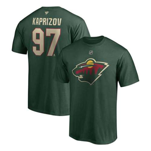 Fanatics Minnesota Wild Kirill Kaprizov Name & Number T-Shirt
