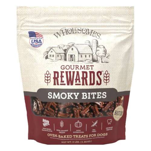 Wholesomes Gourmet Rewards Smokey Bites Dog Treats