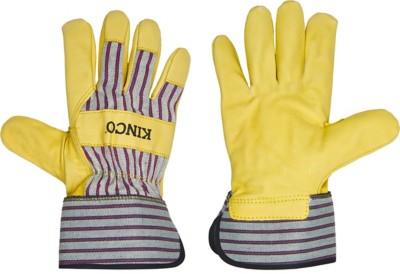 Men's Kinco Premium Grain Pigskin Palm Work with Safety Cuff Work Gloves