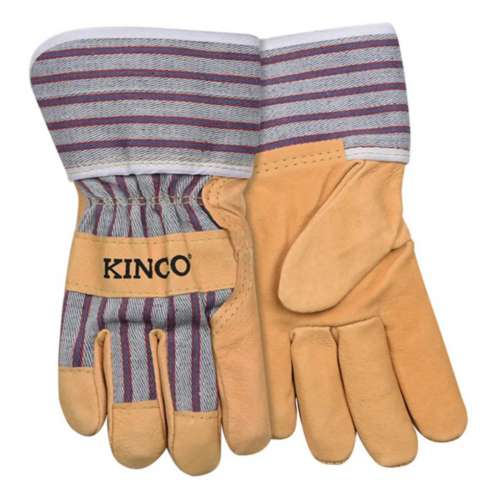 Men's Kinco Premium Grain Pigskin Palm Work with Safety Cuff Work Gloves
