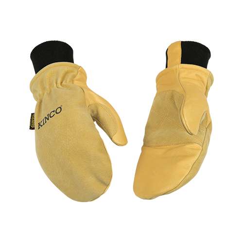 Men's Kinco International Inc Lined Heavy Duty Premium Grain & Suede Pigskin Driver Gloves