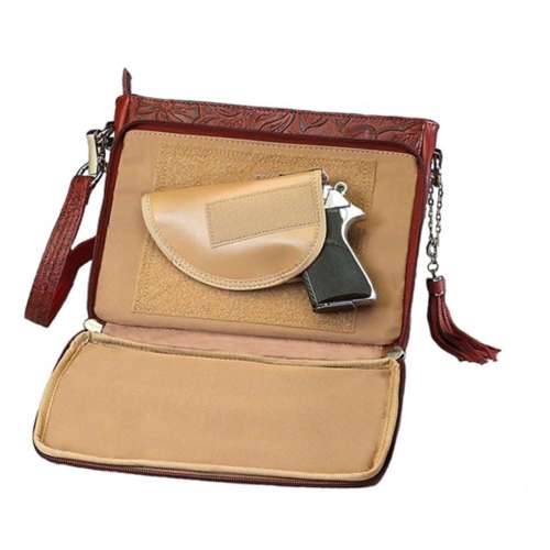 Gun Tote'n Mamas Tooled American Cowhide Concealed Carry Purse