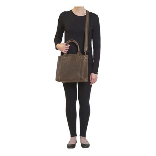 Gun Tote'n Mamas Concealed Carry Distressed Leather Tote Purse - Primary Image