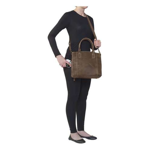 Gun Tote'n Mamas Concealed Carry Distressed Leather Tote Purse