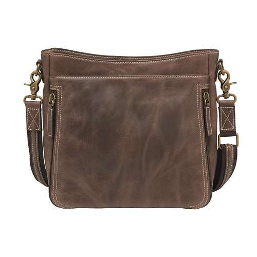 GTM Distressed Leather Slim X-Body RFID Purse Concealed Carry | SCHEELS.com