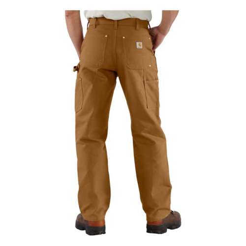 Men's Carhartt Firm Duck Double-Front Dungaree Cargo Work Pants