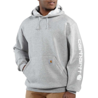 carhartt men's midweight hooded logo sweatshirt