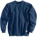 Men's Carhartt Loose Mid Weight Crewneck blue sweatshirt