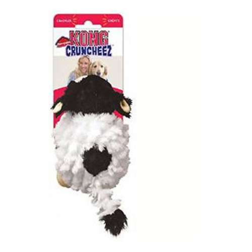 KONG Barnyard Cruncheez Cow Dog Toy