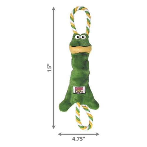 KONG Tugger Knots Frog Dog Toy