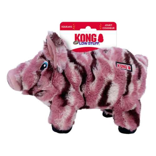 KONG Low Stuff Pig Dog Toy