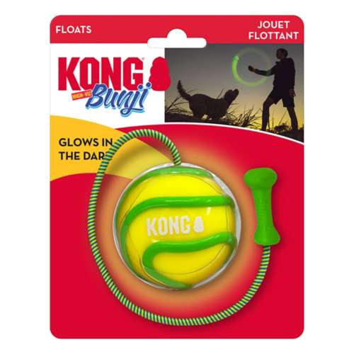 KONG Bunji High-Viz Ball Dog Toy