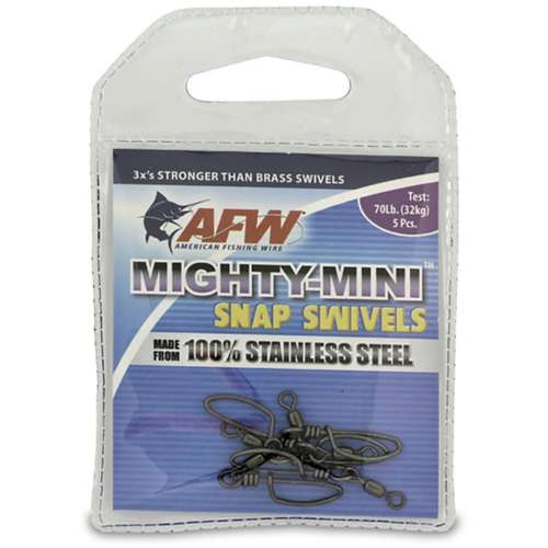 AFW Mighty Mini Stainless Steel Snap Swivels