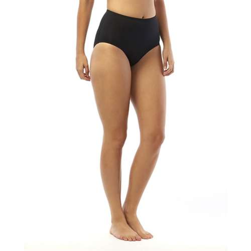 TYR Womens Solid High Waist Bikini Bottom