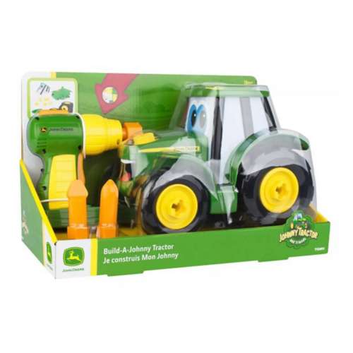 John Deere Build-a-Johnny Tractor Toy - Kids 18 Mo Up - Toy Drill - Brand  New!