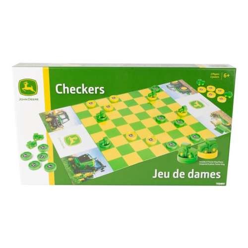 John Deere Checkers Board Game