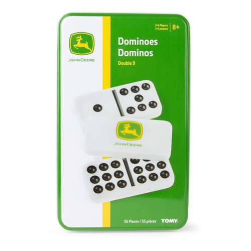 John Deere Double 9 Dominoes Game