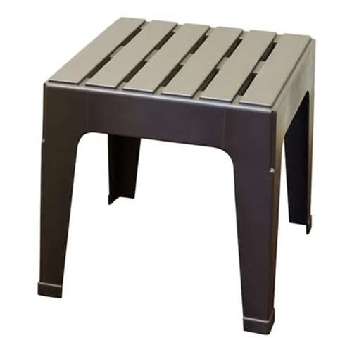 Adams Manufacturing Big Easy Brown Square Stackable Side Table