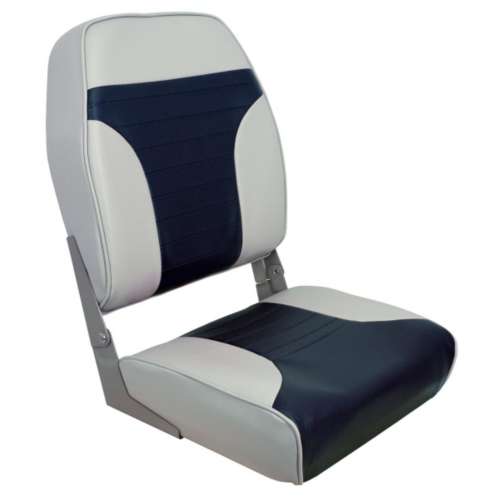 Springfield High Back Folding Seat, Blue / Gray 1040661