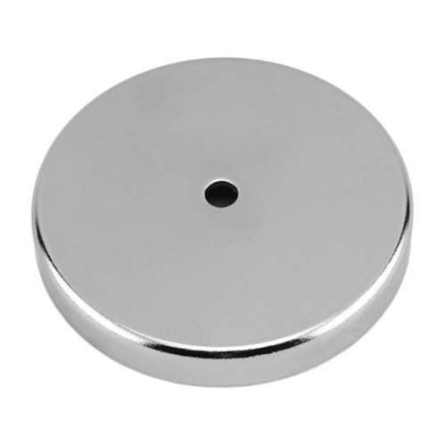 Magnet Source 0.44 in x 3.2 in Silver Round Base