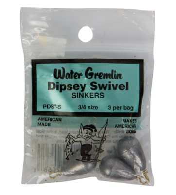 Water Gremlin Dipsey Swivel Sinkers