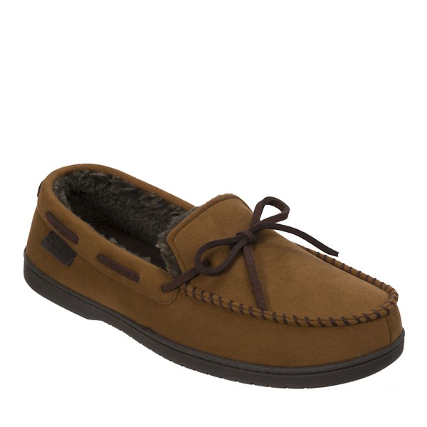 Men's Dearfoams Moc Tie Slippers product image