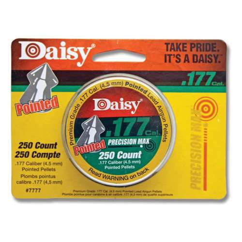Daisy PrecisionMax 250 Count .177 Caliber Pointed Field Pellets