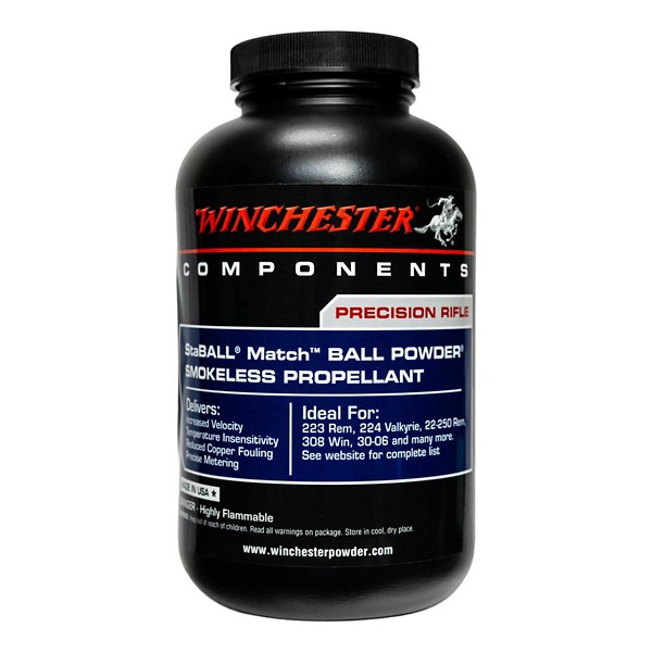 WINCHESTER StaBALL Match Rifle Powder 1lb