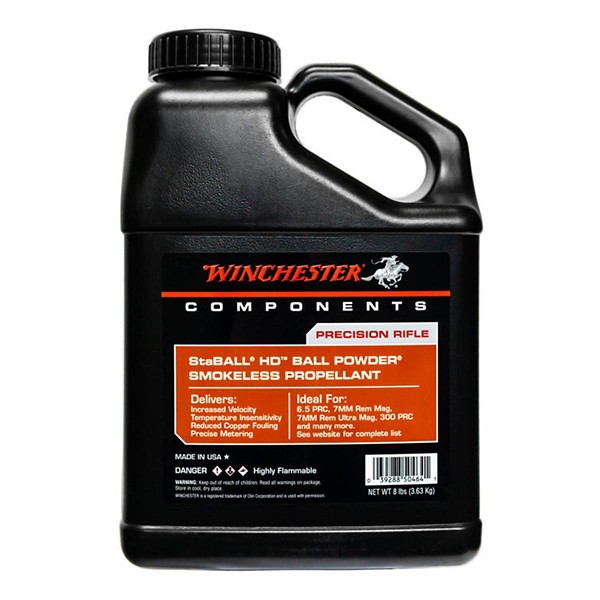 WINCHESTER StaBALL HD Precision Rifle Powder 8lb