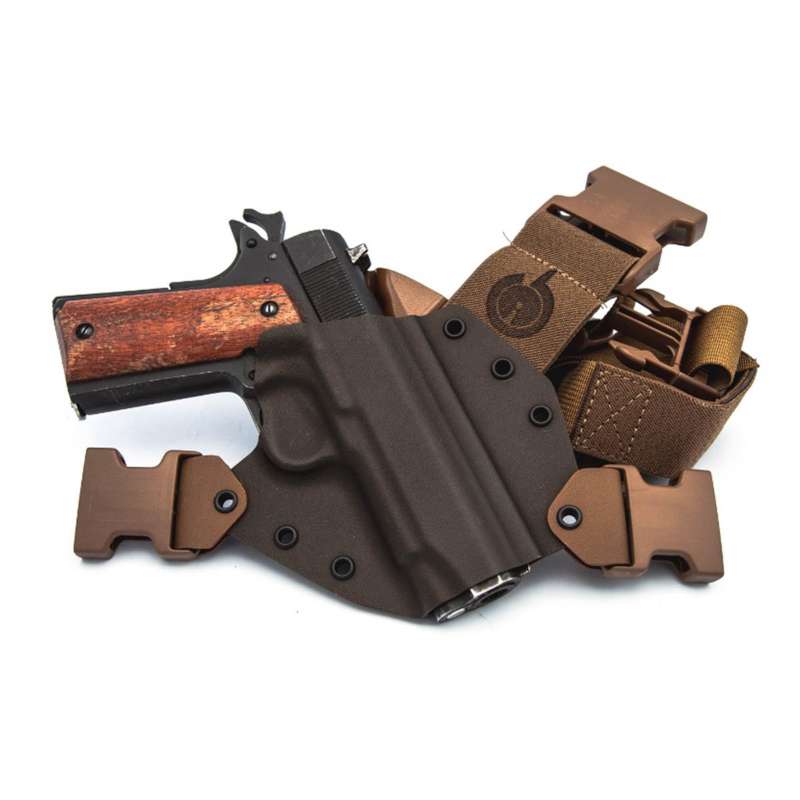 Gunfighters Inc Kenai Chest Holster For 1911 In Black 