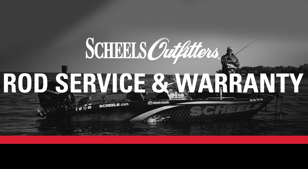 Scheels brand rods warranty