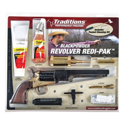 Traditions 1851 Navy .44 Cal Black Powder Revolver Redi-Pak Pistol