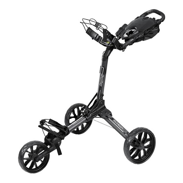 Nitron Auto-Open Push Cart, Graphite - Bag Boy Golf