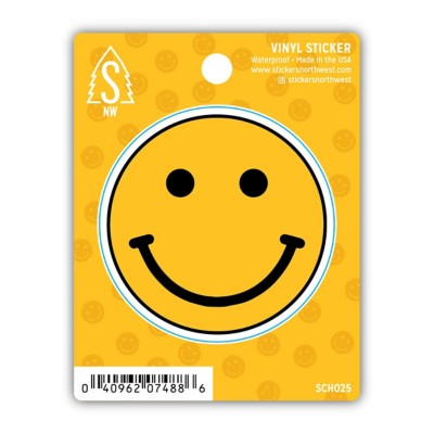 Stickers Northwest Smiley Face Sticker Sticker | SCHEELS.com