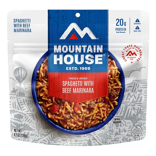 MOUNTAIN HOUSE Spaghetti with Meat Sauce Entree