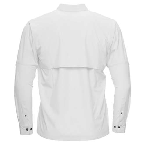 Whitewater Men's Rapids Long Sleeve Fishing Shirt, 2XL, White