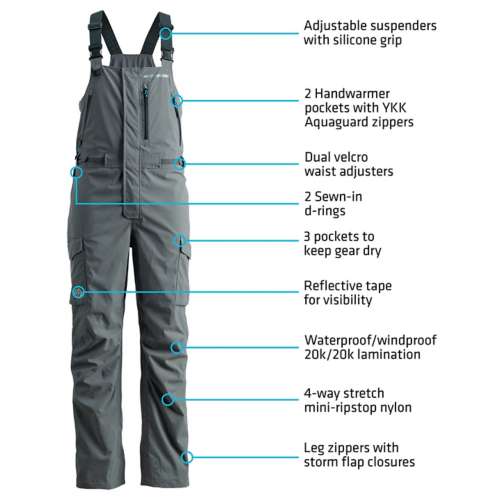 Great Lakes Waterproof and Windproof Fishing Jacket with Ripstop Nylon