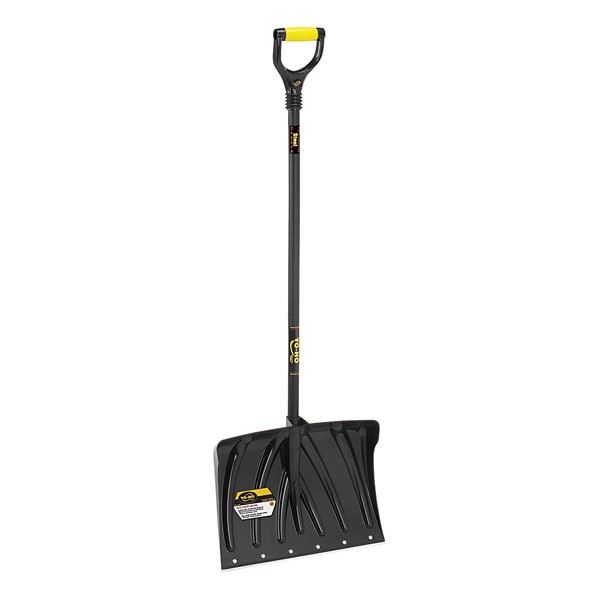 YO-HO 18" Poly Snow Shovel with Wear Strip
