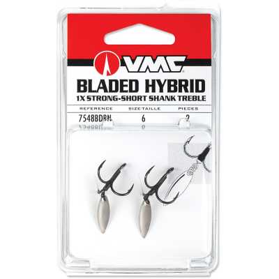 VMC Bladed Hybrid Treble Short #4 2 Pack