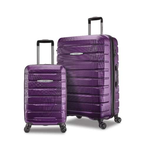 Samsonite Hard Tech Purple Luggage
