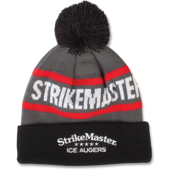 STRIKEMASTER Logo Ice Fishing Beanie Black