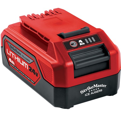 StrikeMaster Lithium 24V USA Electric Ice Auger with Battery