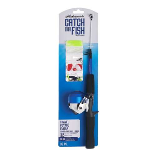 Shakespeare Catch More Fish Travel Spincast Kit