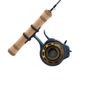 QualyQualy Ice Fishing Rod and Reel Combo 26 inch Light/Ultra-Light Inline  Ice Fishing Combos 2 Different Tips for Walleye Perch Panfish and Trout