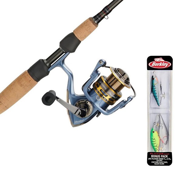 FENWICK Pflueger President Spinning Combo with Bait Pack