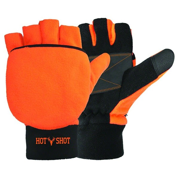HOT SHOT Men's  Bulls-Eye Blaze Flip Gloves
