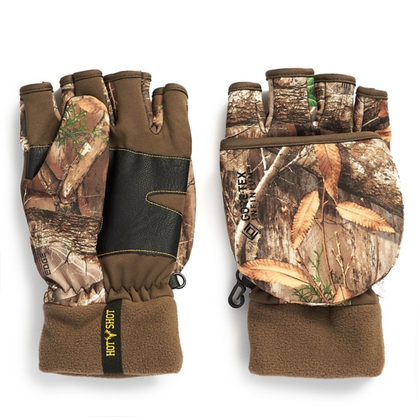 JACOB ASH Men's  Hot Shot Sharptail Windstopper Pop-Top Gloves