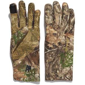 New Large Cabelas Mens Mossy Oak Country Jacob Ash ProText SoftShell Gloves Camo 